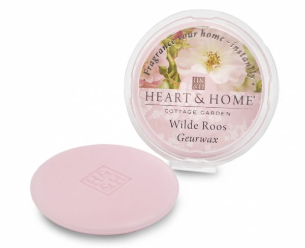 Heart & Home geurwax wilde roos