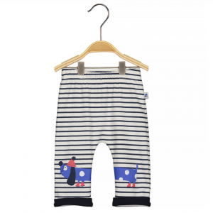 Blue Seven broek streep chilling dogs