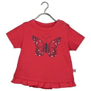 Blue Seven shortsleeve rood butterfly