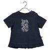 Blue Seven shortsleeve blauw butterfly