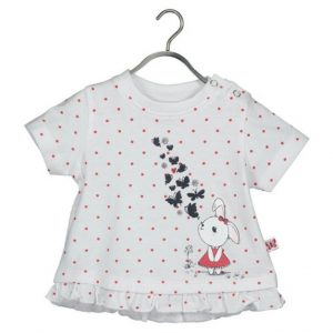 Blue Seven shortsleeve wit butterfly