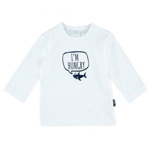 Feetje longsleeve wit nice to eat you