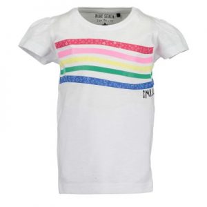 Blue Seven shortsleeve wit enjoy summer
