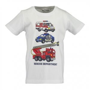 Blue Seven shortsleeve wit vehicles