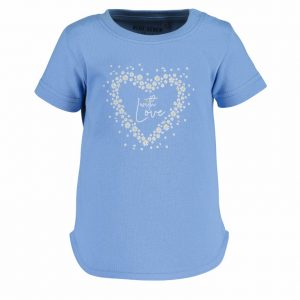 Blue Seven shortsleeve blauw hello spring