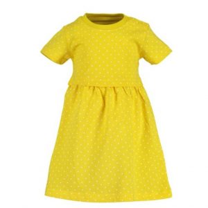Blue Seven jurk geel hello spring