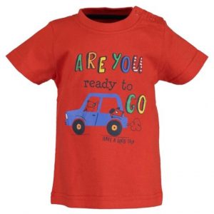 Blue Seven shortsleeve rood fast car