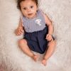 Dirkje jurk blauw bowtique - Afbeelding 3