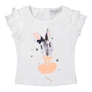 Dirkje shortsleeve wit bowtique