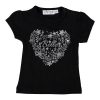 Dirkje shortsleeve zwart belle