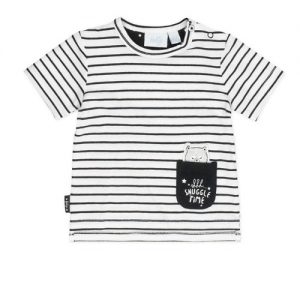 Feetje shortsleeve gestreept made with love