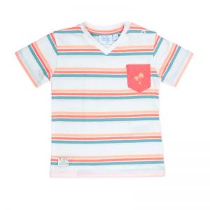 Feetje shortsleeve wit pool party