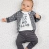 Feetje broek antraciet smile - Afbeelding 2