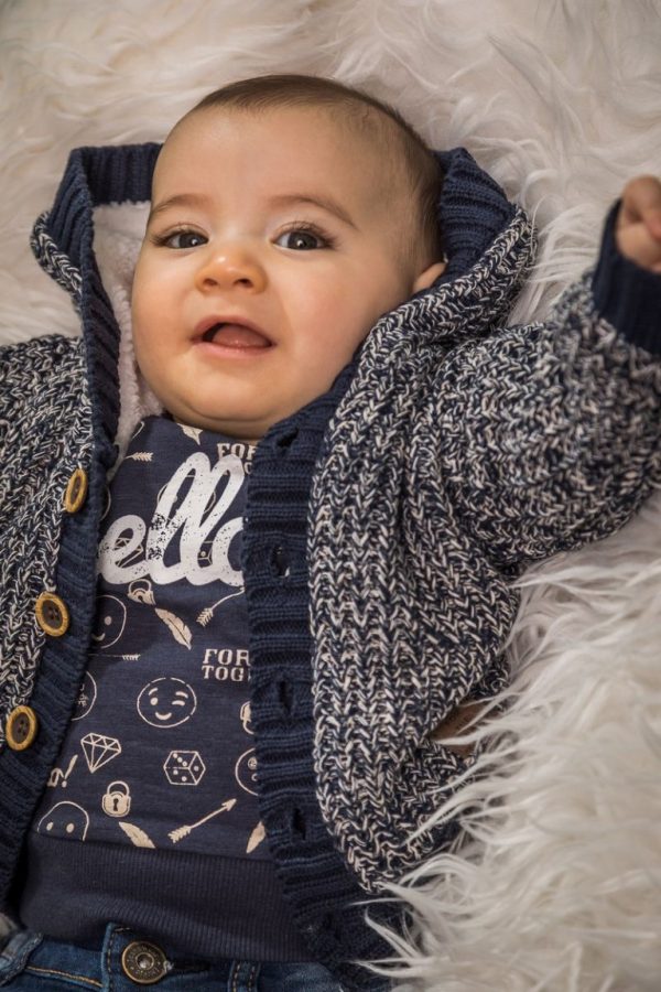 Dirkje vest blauw hello - Afbeelding 2