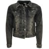 Vinrose jas scott black denim