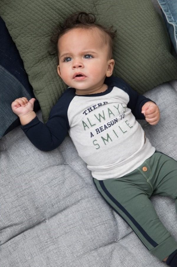 Feetje broek groen smile - Afbeelding 4