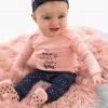 Feetje longsleeve roze love you - Afbeelding 4