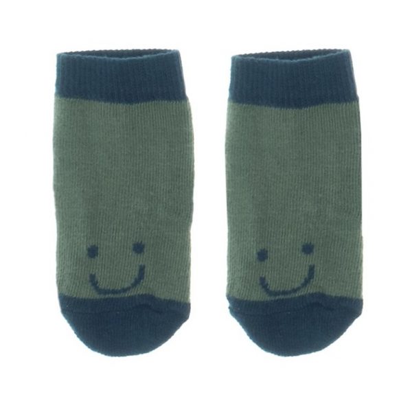 Feetje sokken groen smile - Afbeelding 2