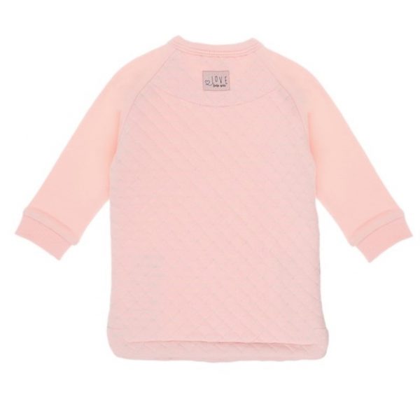 Feetje jurk roze love you - Afbeelding 2