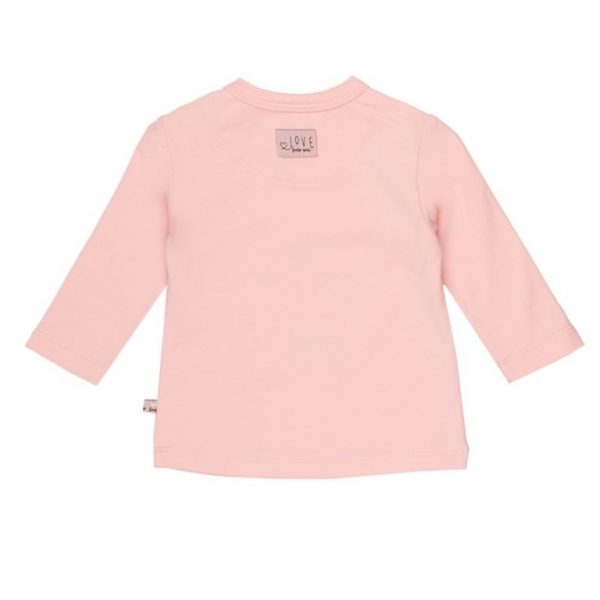 Feetje longsleeve roze love you - Afbeelding 2