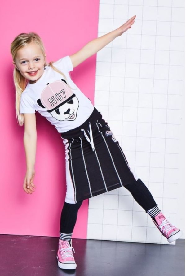 Lucky no.7 shortsleeve panda roze - Afbeelding 3