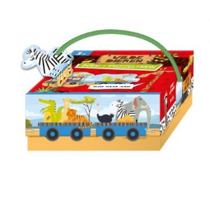 Uitg. Lantaarn - Puzzeltrein wilde dieren