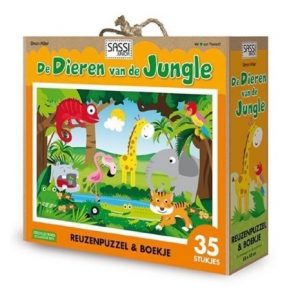 Sassi puzzel dieren van de jungle 35 stukjes