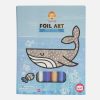 Tiger Tribe foil art under the sea