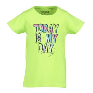Blue Seven shortsleeve groen happy days