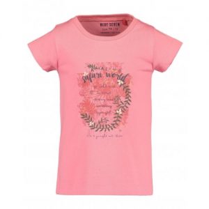 Blue Seven shortsleeve roze safari