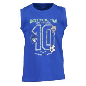 Blue Seven singlet blauw soccer