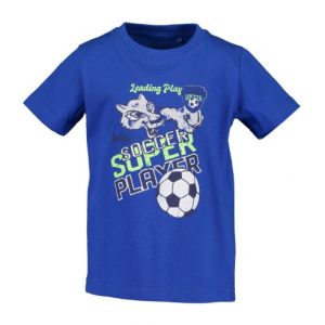 Blue Seven shortsleeve blauw soccer