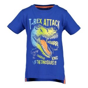 Blue Seven shortsleeve blauw t-rex