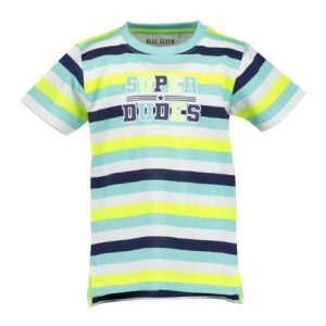 Blue Seven shortsleeve streep
