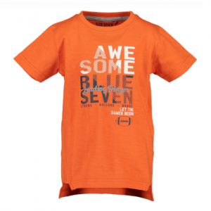 Blue Seven shortsleeve oranje