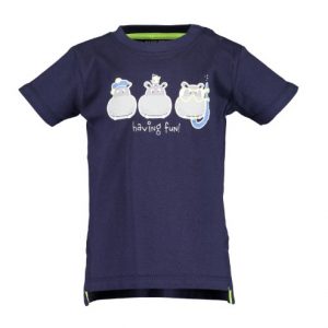 Blue Seven shortsleeve donkerblauw