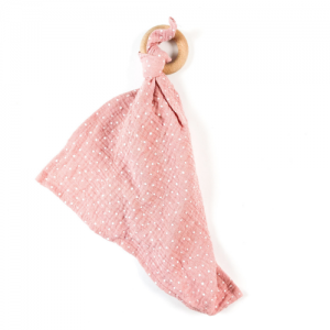 Chewies tutteldoek dots roze