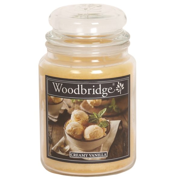WLJ022 Woodbrige geurkaars creamy vanilla
