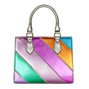 Mila tas zilver multicolor