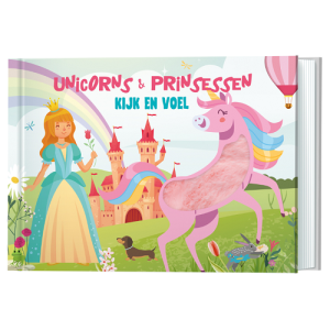 Uitg. Lantaarn - Kijk en voelboek unicorns & prinsessen