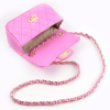 Tas Kim roze echt leer - Afbeelding 2