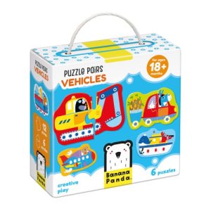Banana Panda puzzels paren voertuigen 18m+