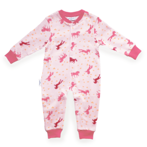 Frogs & Dogs boxpak horse aop roze