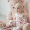 Frogs & Dogs pyjama horse aop roze - Afbeelding 2