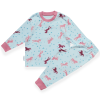 Frogs & Dogs pyjama horse aop blauw