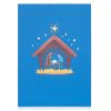 Papercrush pop-up wenskaart kerststal - Afbeelding 4
