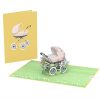 Papercrush pop-up wenskaart kinderwagen - Afbeelding 5