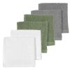 Meyco badstof monddoekjes forest green 6-pack 30x30 cm