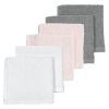 Meyco badstof monddoekjes lichtroze 6-pack 30x30 cm