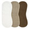 Meyco badstof spuugdoek schoudermodel taupe 3-pack 53x20 cm